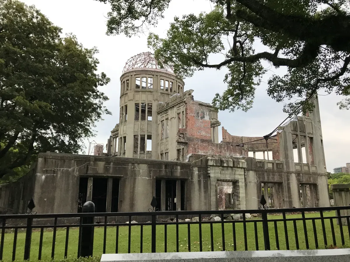 Atomic Bomb Dome in Hiroshima on a Hiroshima and Miyajima day trip from Kyoto with shinkansen