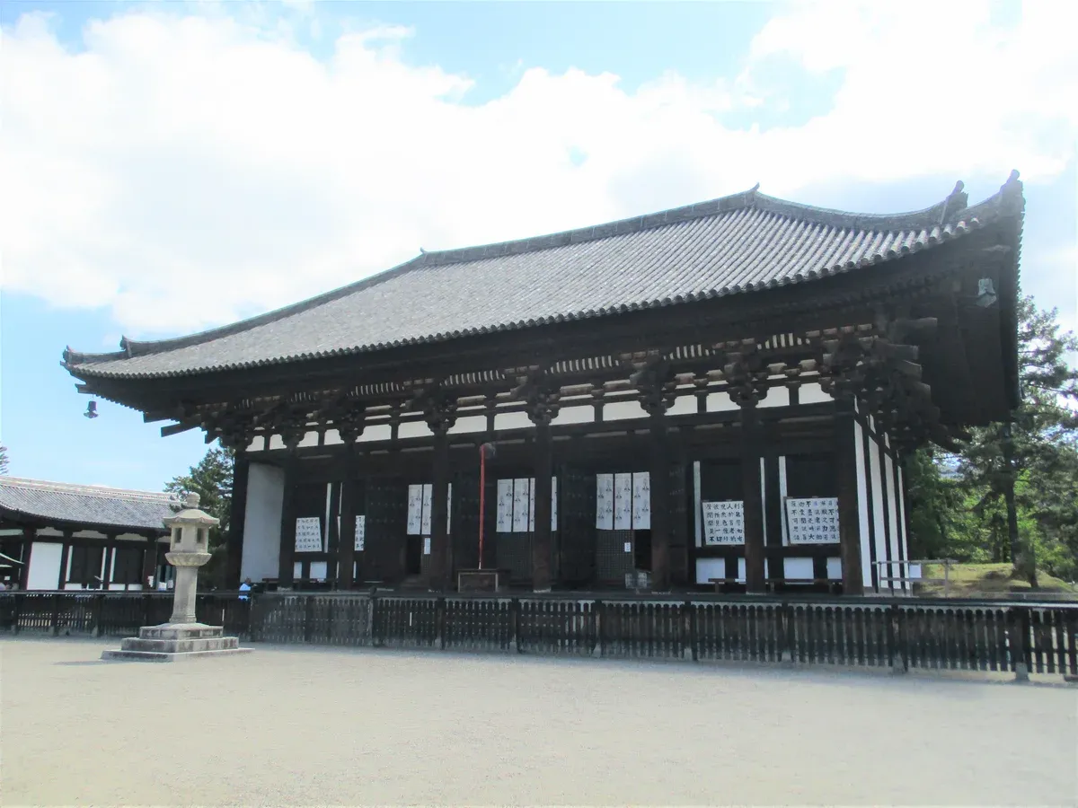 Kofuku-ji Tokondo Eastern Golden Hall in Nara on an early morning Nara day tour from Kyoto